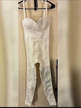 Adidas X Ivy Park White Longline catsuit